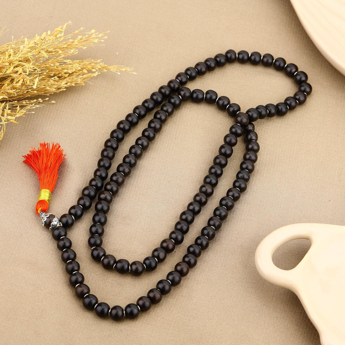 Real Karungali Beads Jap Mala