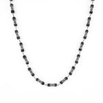 Rudraksha Silver Mala (Damru Beads)