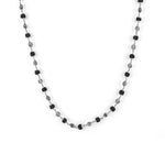Rudraksha Silver Mala (Oval Beads)