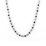 Rudraksha Silver Mala (Triangle Beads)