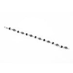 Authentic Rudraksha 92.5 Silver Marquise Beads Bracelet