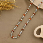 Rudraksha Silver Mala (Spherical Beads)