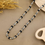 Authentic Karungali with Jay Shree Ram Beads Silver Mala