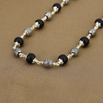 Karungali Silver Mala with Spherical Beads