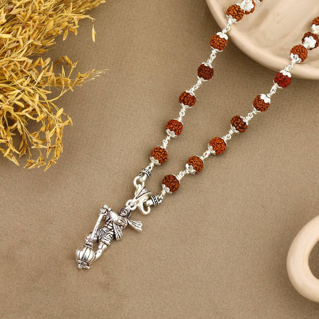 Lord Hanuman Silver Pendant