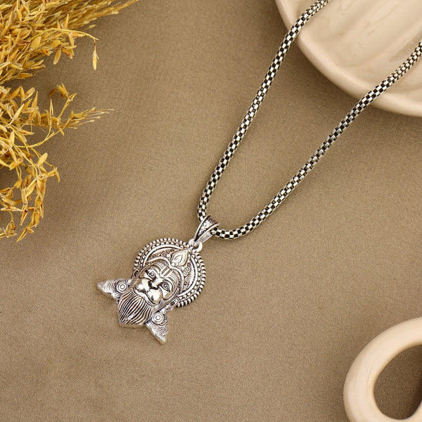 Pawanputra Hanuman Silver Pendant