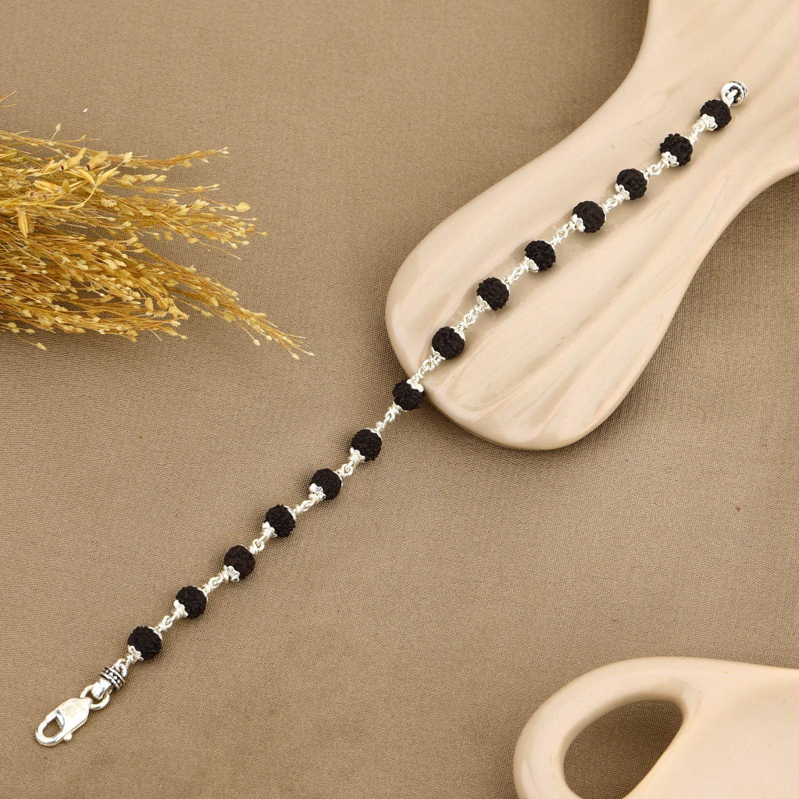 Authentic 6–7 mm Black Rudraksha Bracelet