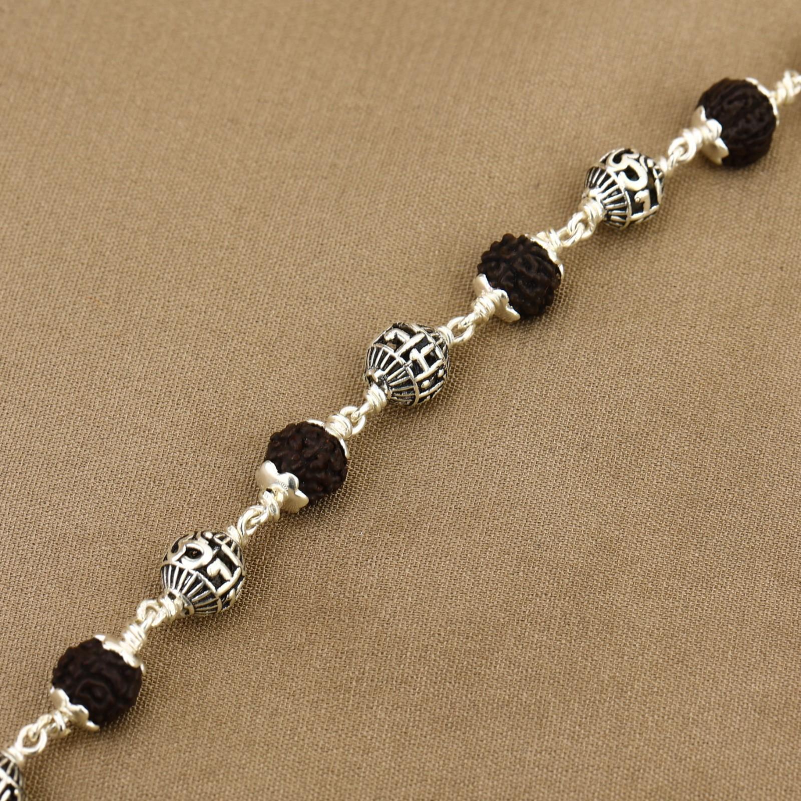 Original Black Rudraksha Om Namah Shivay Bracelet