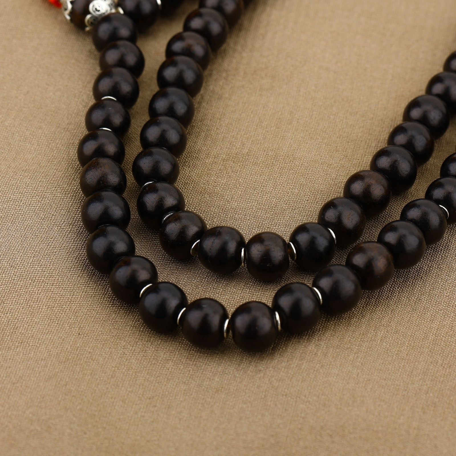 Karungali Beads Jap Mala - Second Image