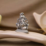 Authentic Lord Gajanana Silver Idol