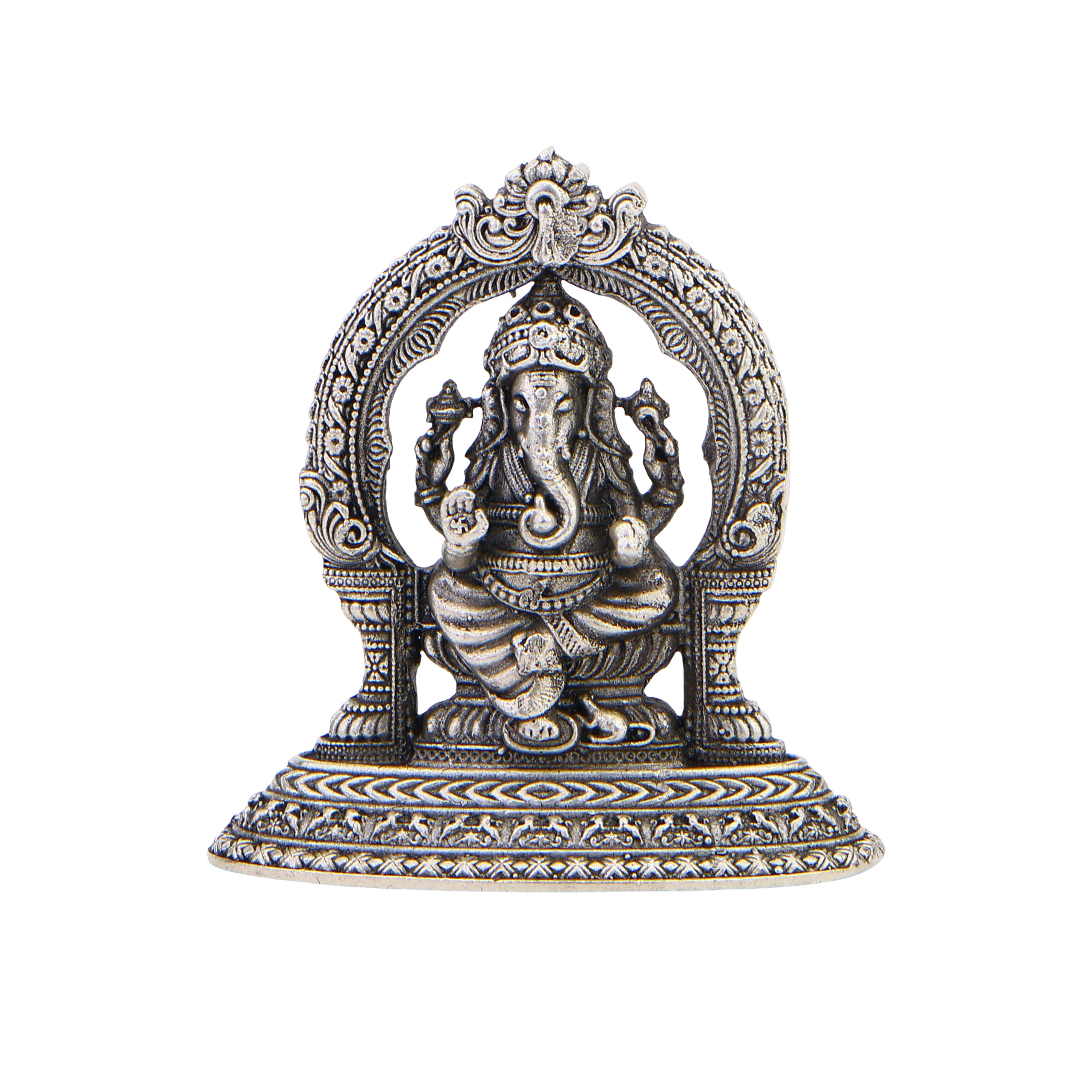 Silver Lord Ganpati Idol