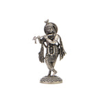 Lord Krishna Silver Idol