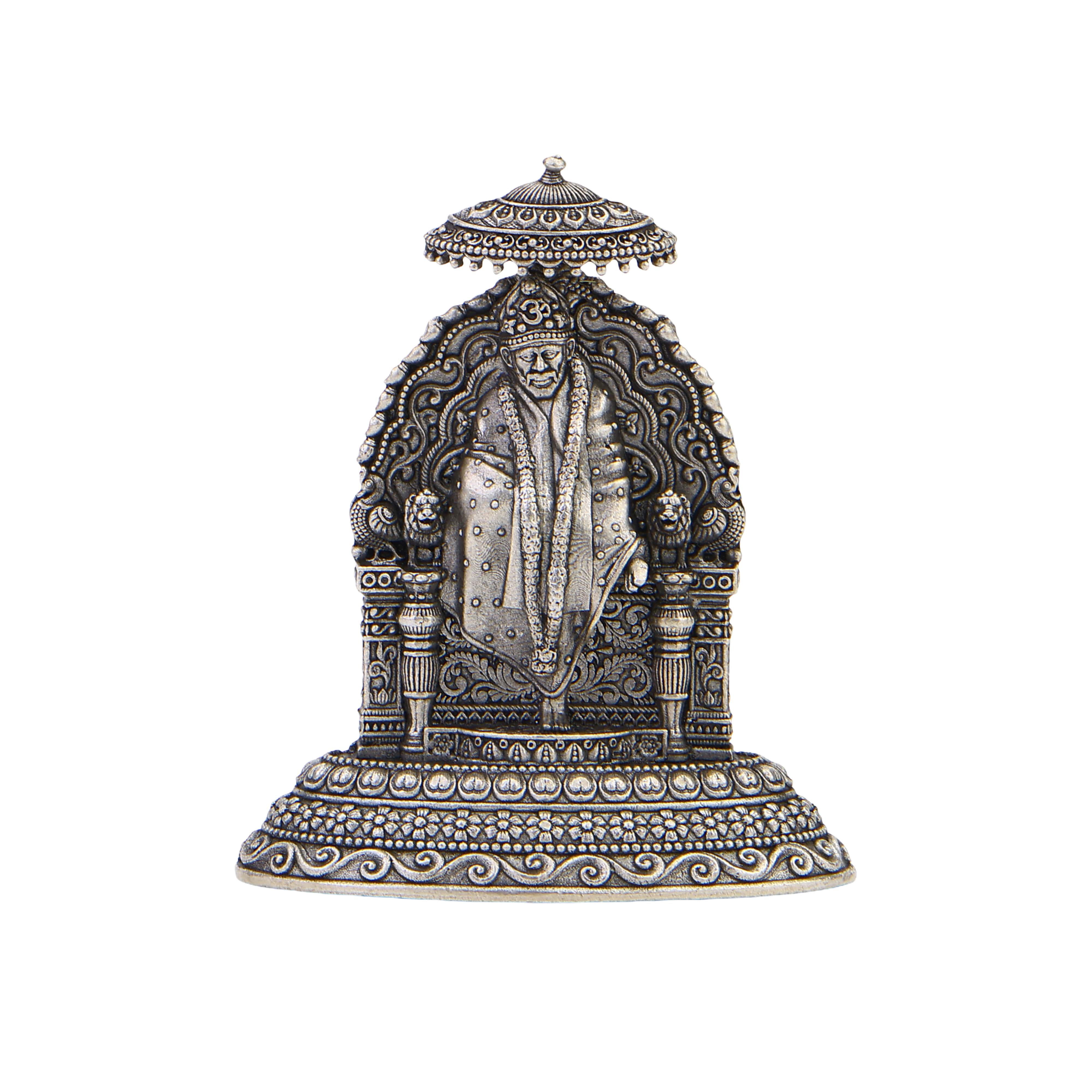 Sai Baba Silver Idol