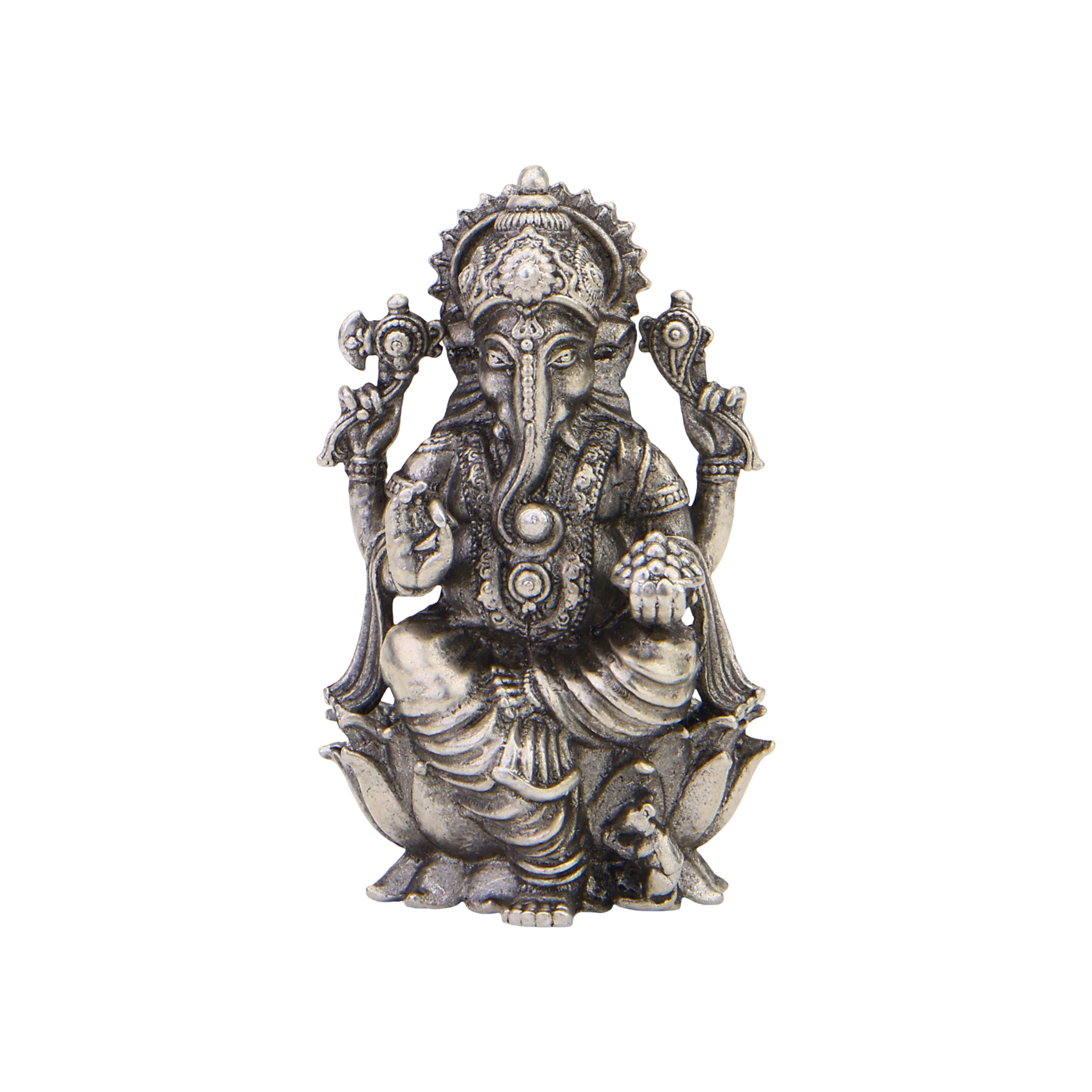 Lord Ganesh Silver Idol