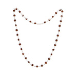 92.5 Silver Capping Rudraksha Mala