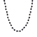 Karungali Silver Mala (Damru Beads)