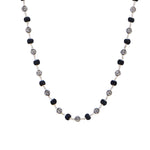 Karungali with Jay Shree Ram Beads Silver Mala