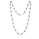 Karungali Silver Mala (Round Beads)