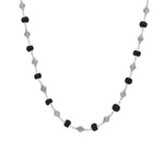 Karungali Silver Mala (Round Beads)