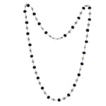Karungali Silver Mala (Oval Beads)