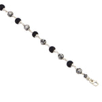 Karungali with Om Silver Bracelet