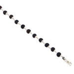 Karungali Beads Silver Bracelet
