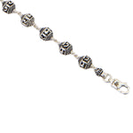 Jay Shree Ram Silver Bead Bracelet