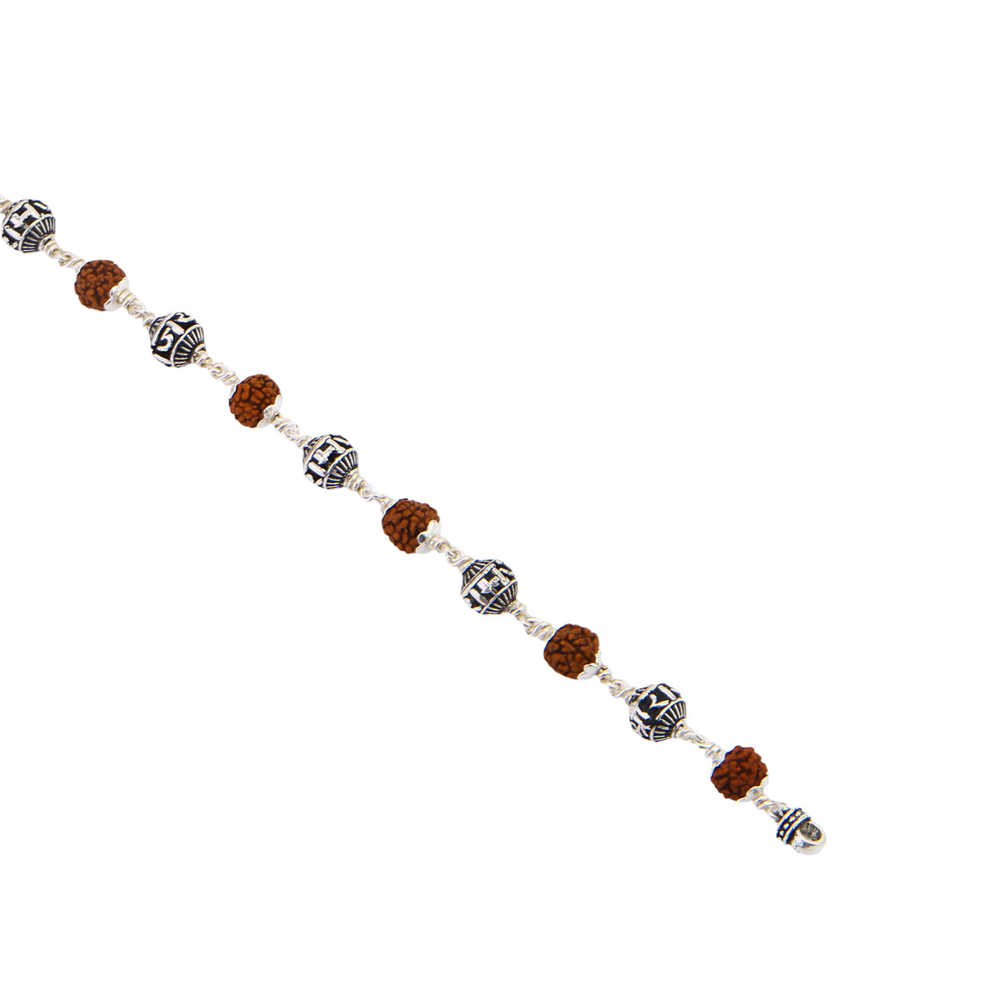 Rudraksha With Jay Shree Ram Bead Bracelet