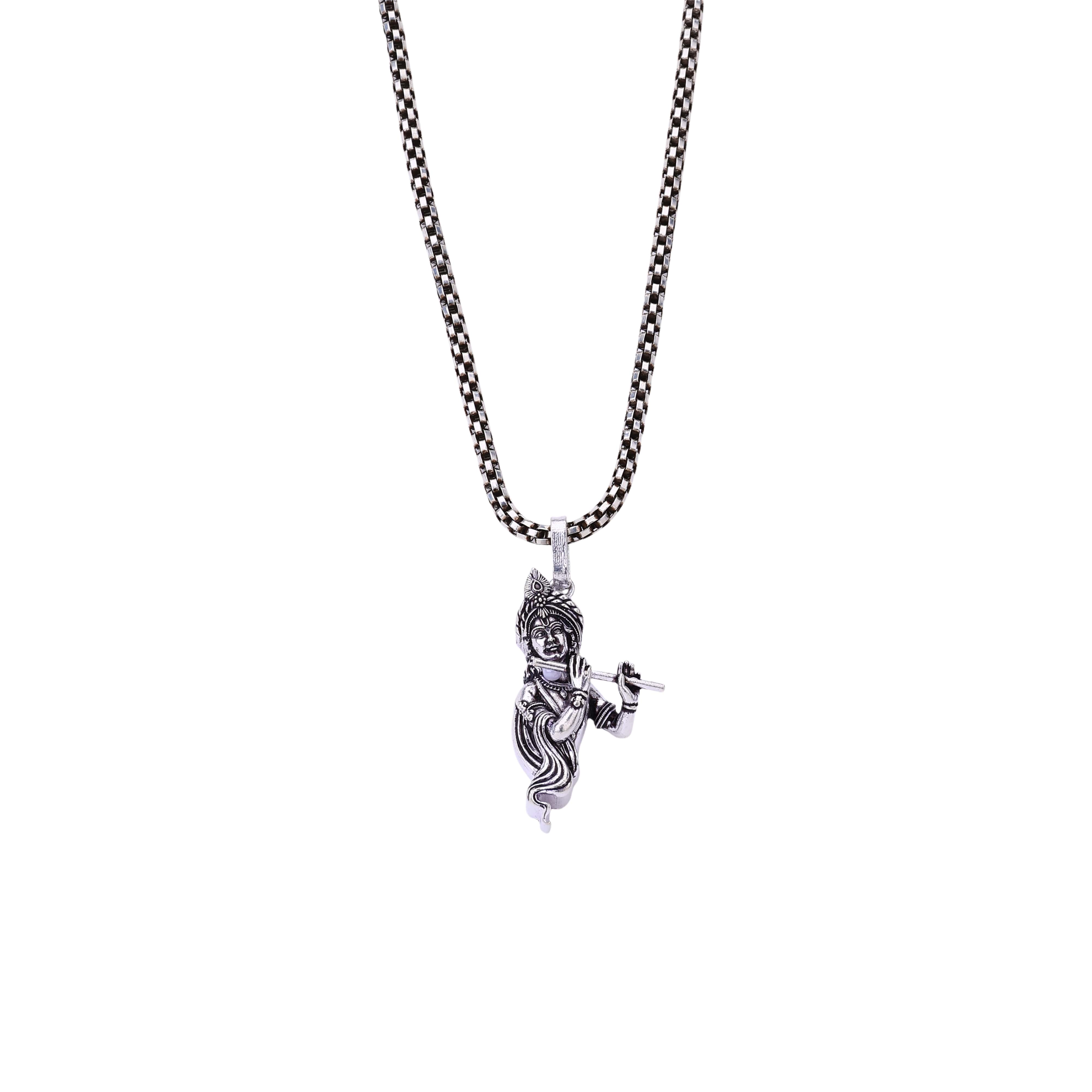 Murlidhar Krishna Silver Pendant