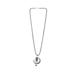 Authentic Shiva Trishul Rudraksha Silver Pendant