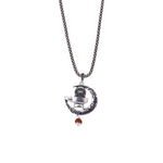 Authentic Shiva Trishul Rudraksha Silver Pendant