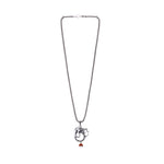 Shree Ganesh Om Rudraksha Silver Pendant