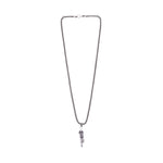 Trishul Damru Silver Pendant