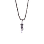 Trishul Damru Silver Pendant