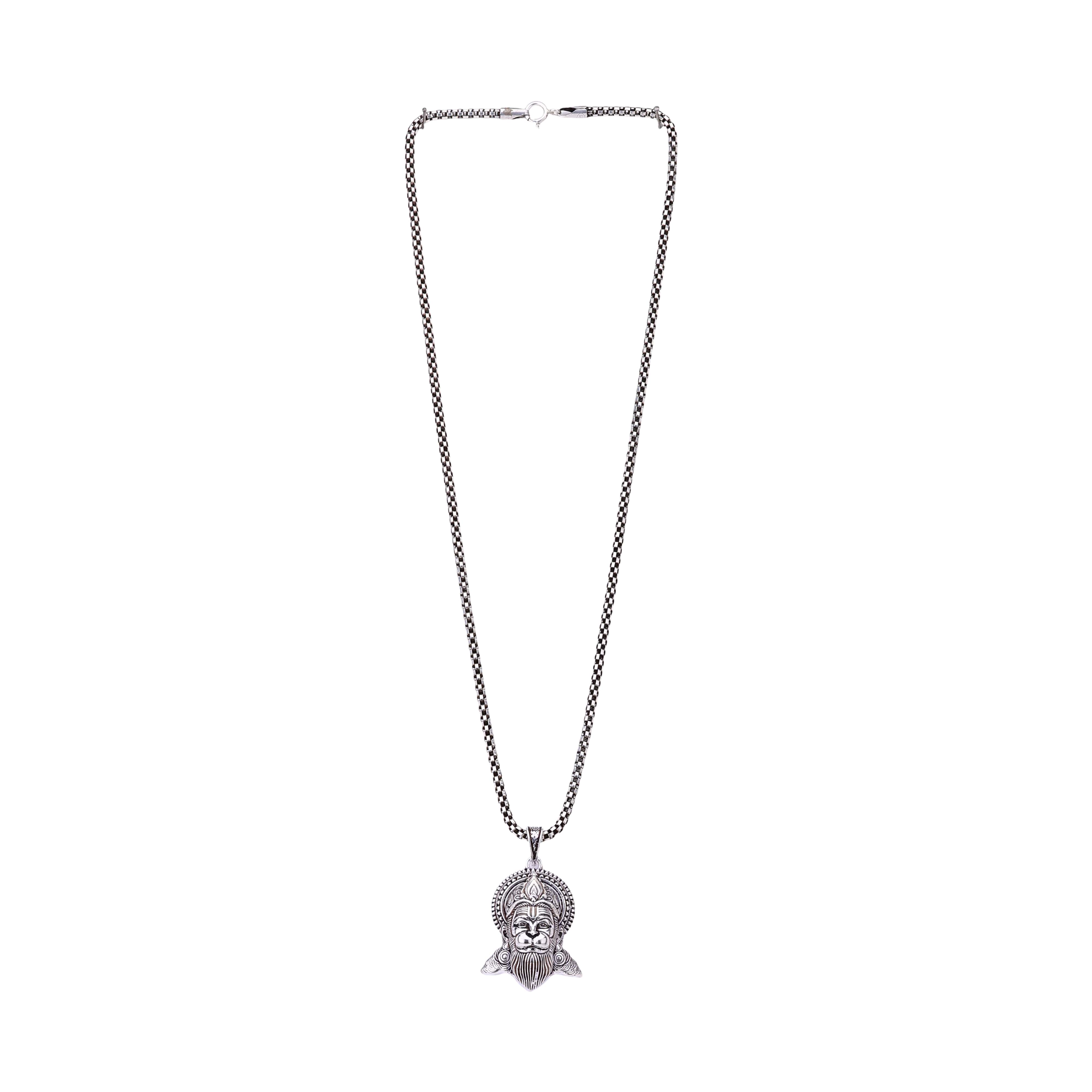 Pawanputra Hanuman Silver Pendant
