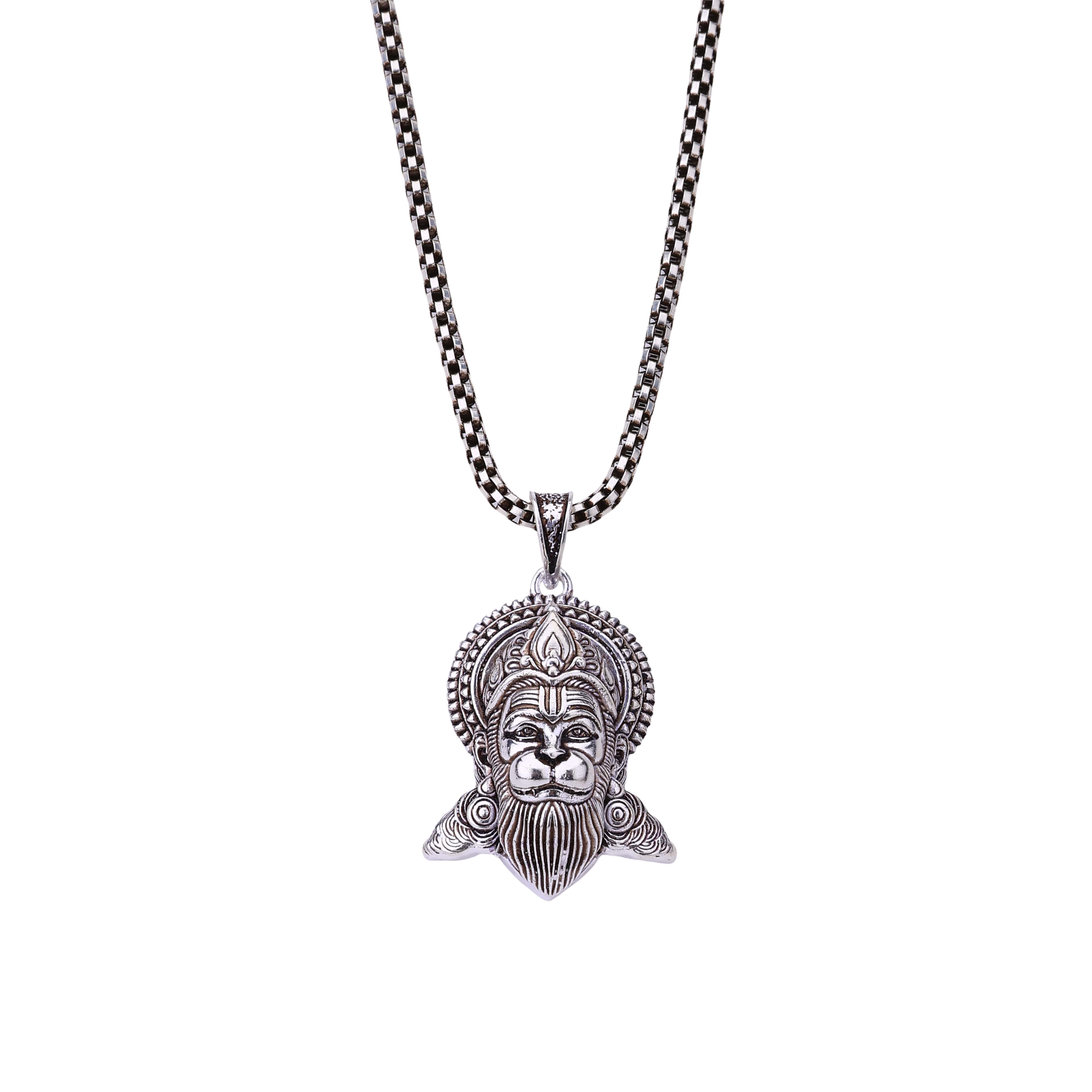 Pawanputra Hanuman Silver Pendant