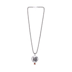 Sacred Mantra Shiva Silver Pendant
