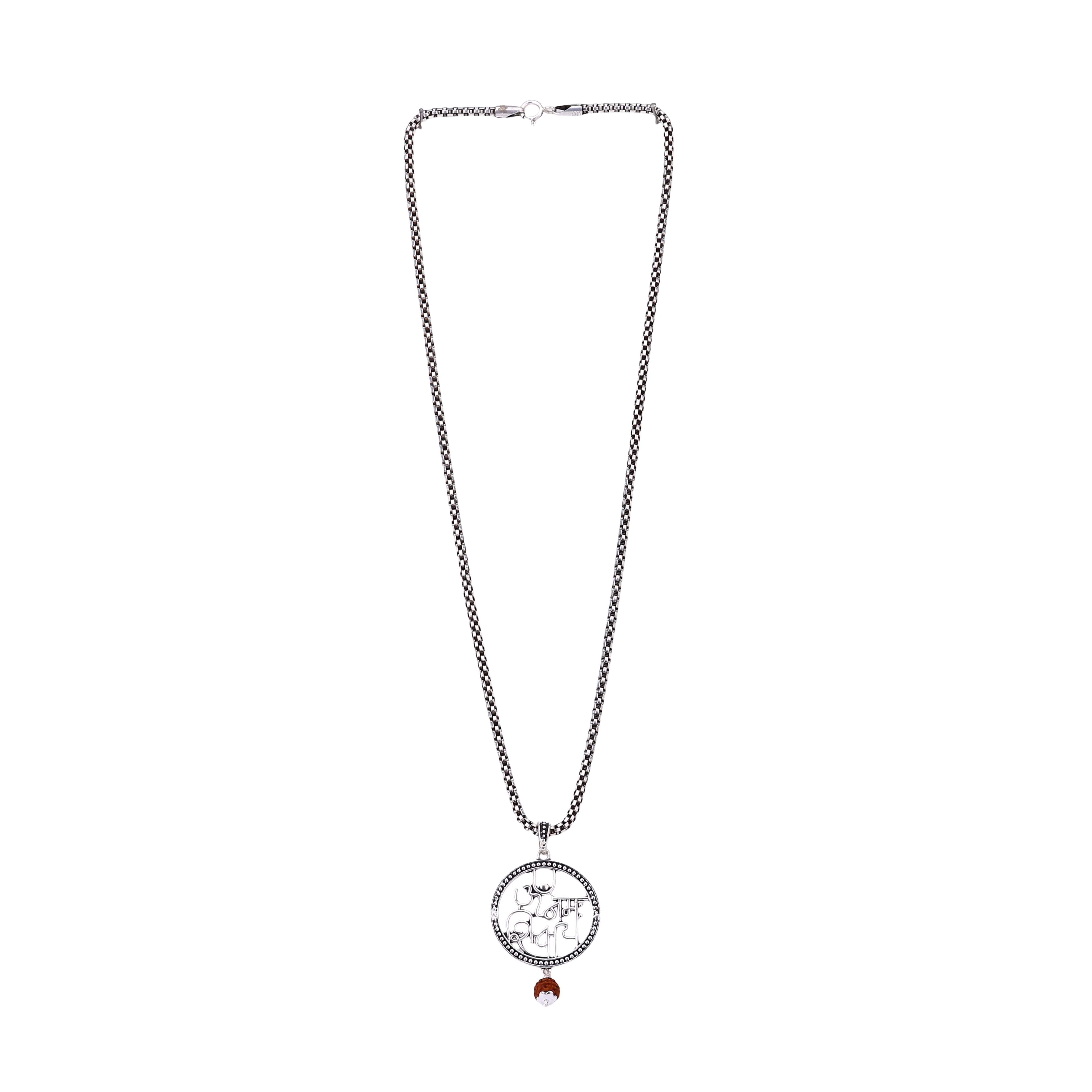 Om Namah Shivaya Silver Pendant