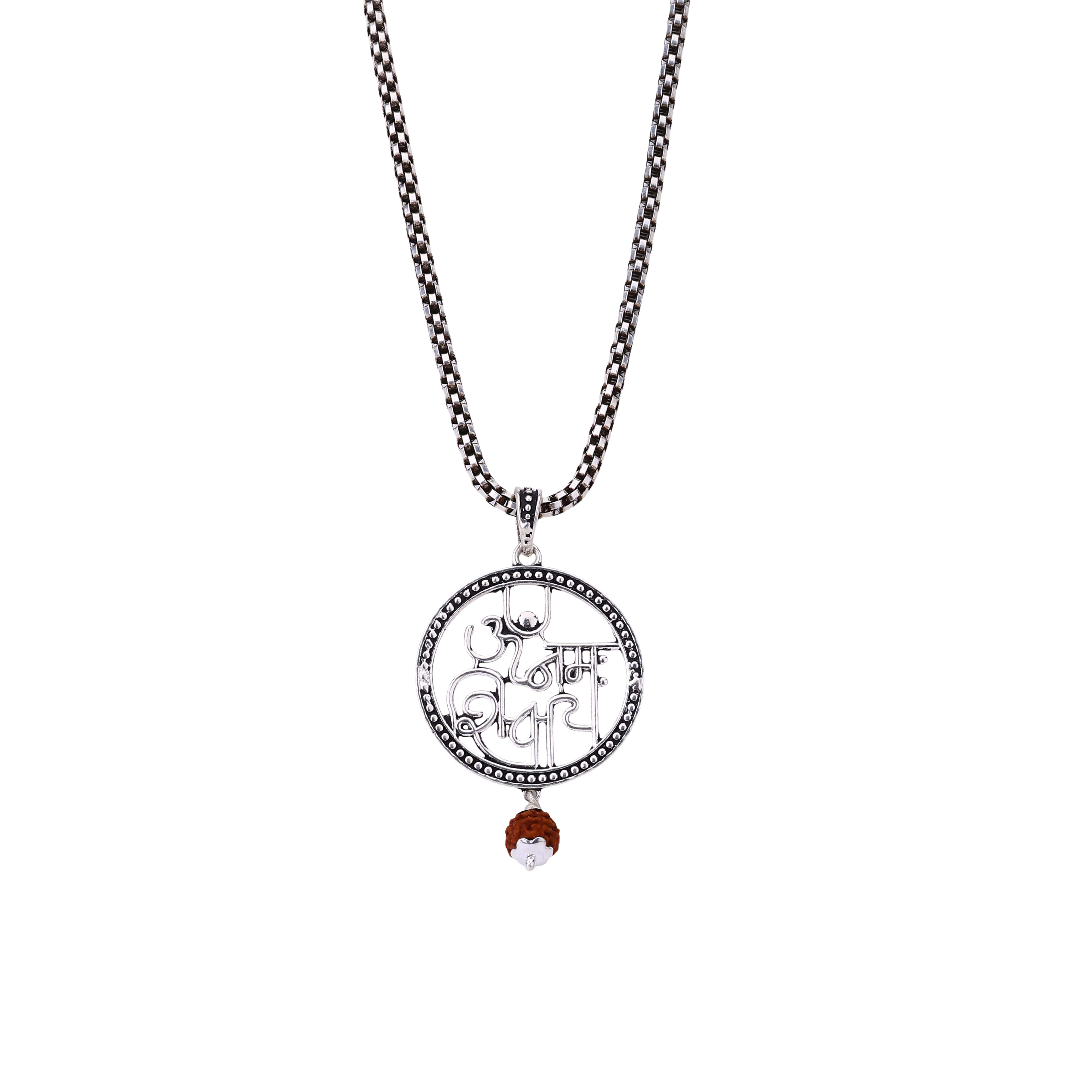Om Namah Shivaya Silver Pendant