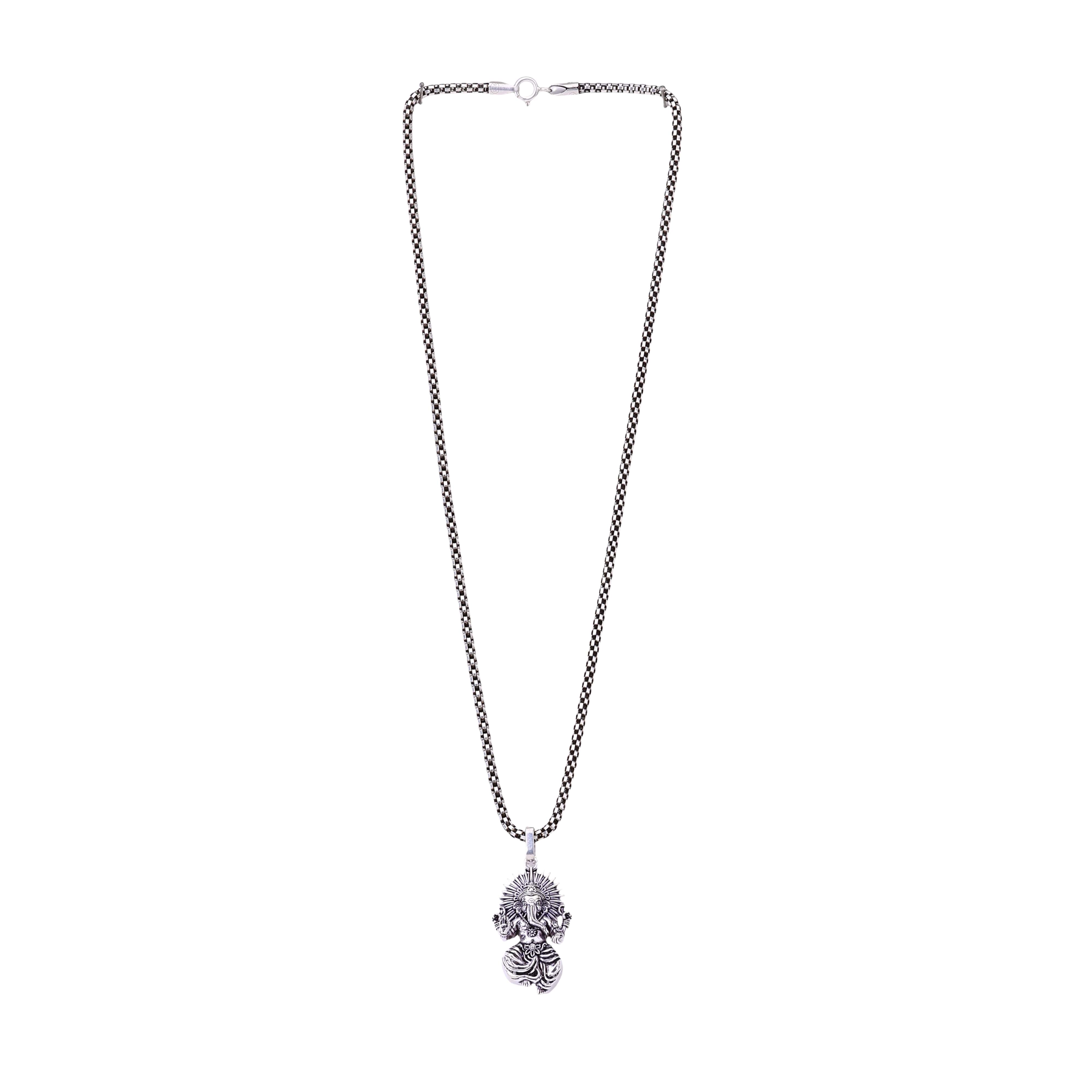Shree Ganesha Silver Pendant