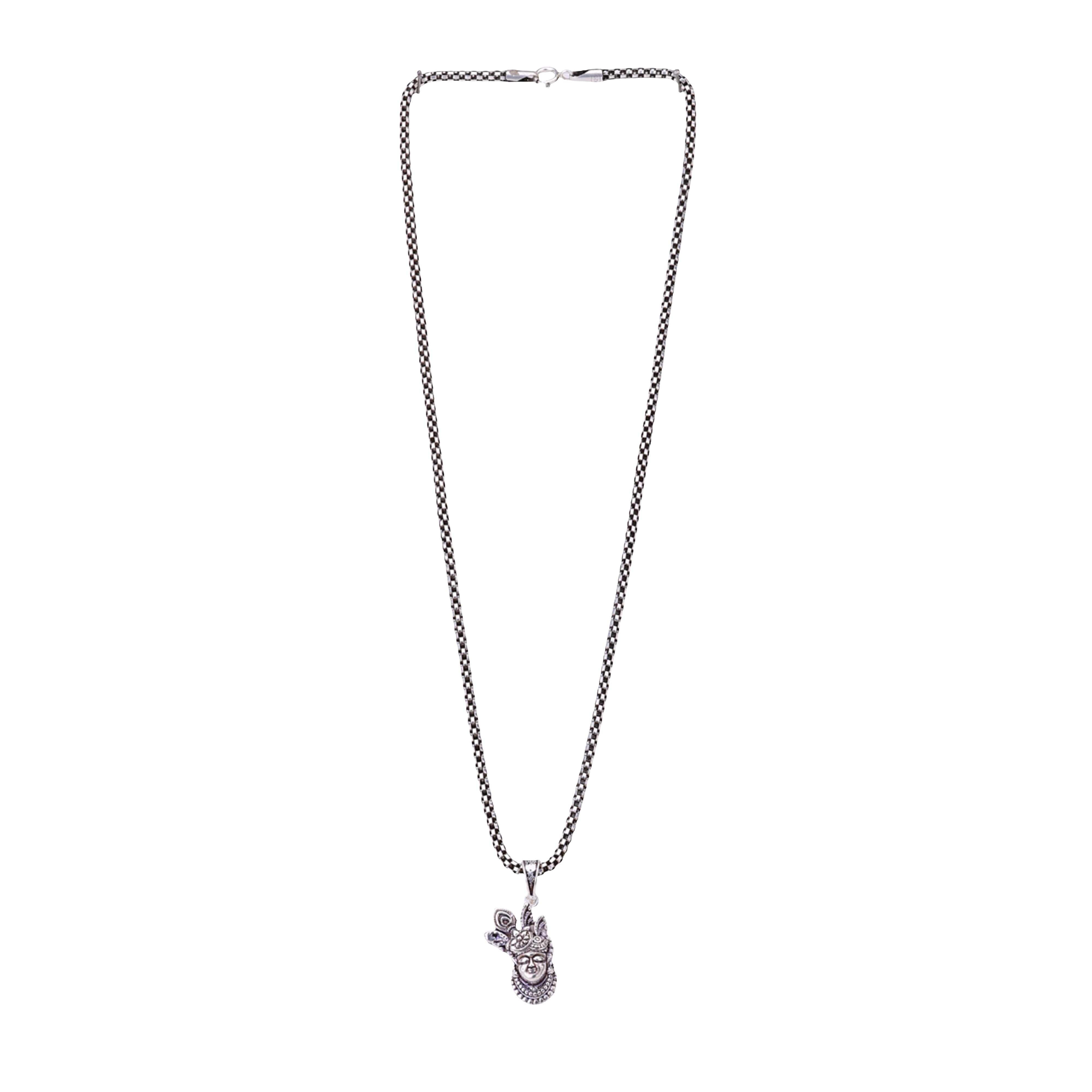 Shrinathji Face Silver Pendant