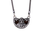 1 Mukhi Rudraksha with Adiyogi Silver Cap Pendant