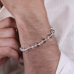 Original Sphatik Bead Silver Bracelet