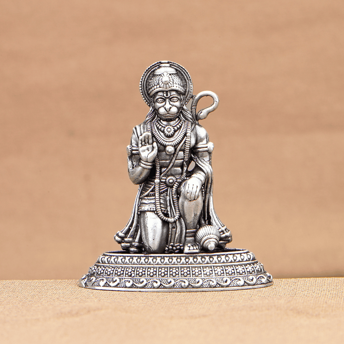 Silver Hanuman Idol