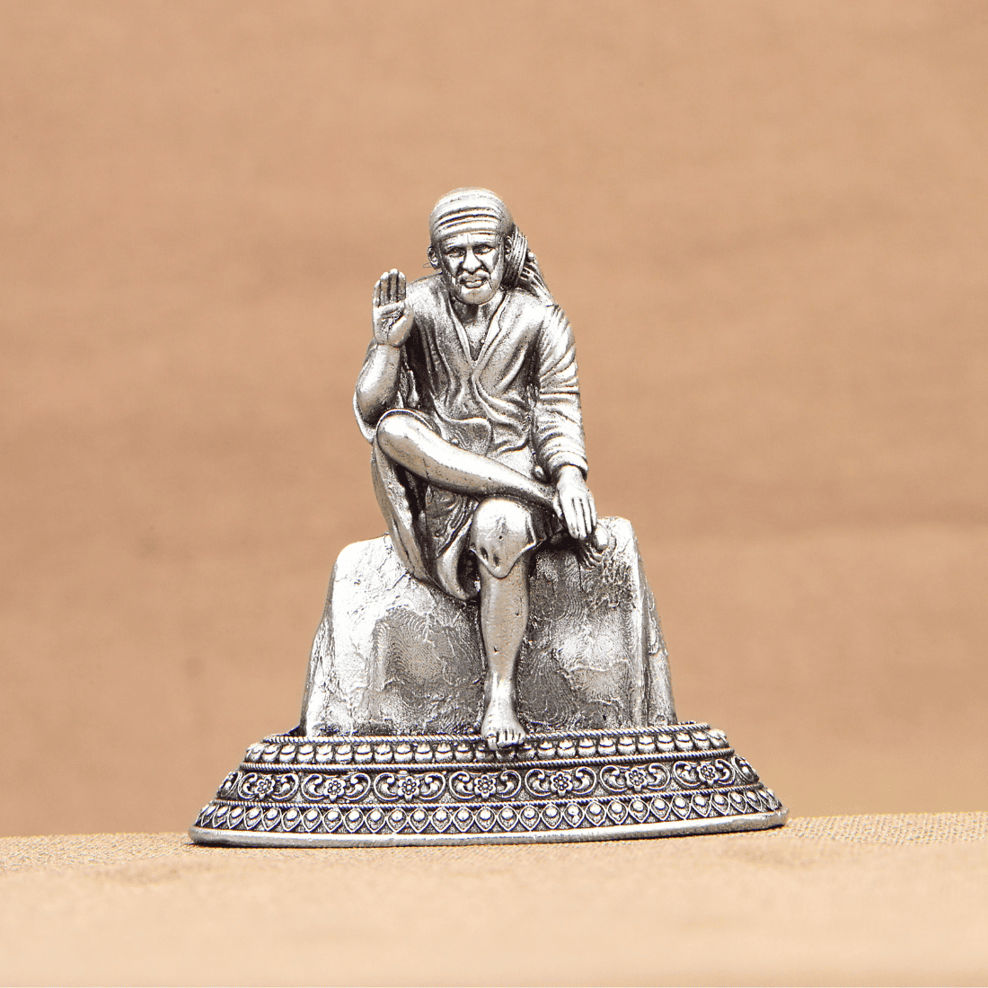 Silver Sai Baba Idol