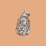 Mahadev with hanuman silver pendant 