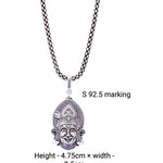 Khatu Shyam Baba Silver Pendant
