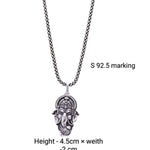 Lord Ganesha Silver Pendant