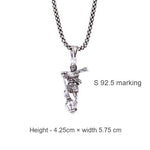 Lord Hanuman Silver Pendant