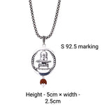 Divine Shivling Rudraksha Silver Pendant